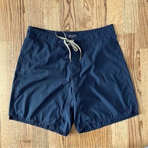 🆕 EUC Patagonia Light and Variable Surf Trunks blue 7" inseam size 36